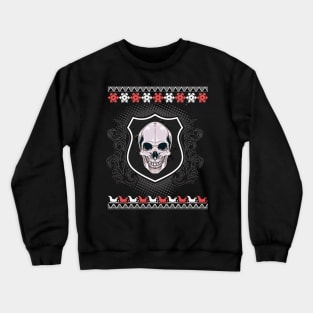 Ugly X-Mas Metal Skull Crewneck Sweatshirt